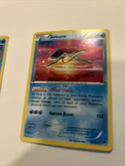Pokemon TCG Suicune Breakpoint Cosmo Holo Rare 30/122 - Image 2