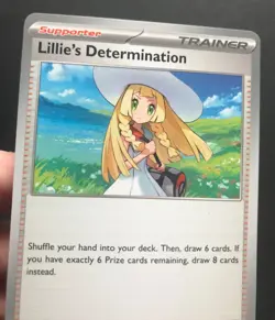 2 X Lillie’s Determination 119/132 Mega Evolution Pokemon Cards Useful Trainer - Image 5