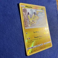 Pikachu 40/147 Reverse Holo Burning Shadows Pokemon Card - NM - Image 2