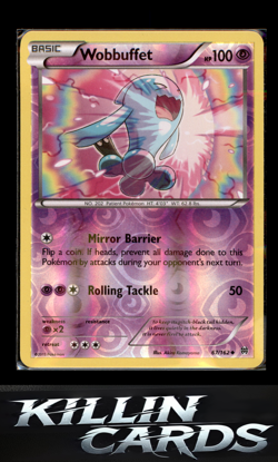 Reverse Holofoil Wobbuffet 67/162 Pokemon Uncommon XY - BREAKthrough Card NM - Image 1