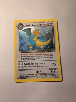 Pokemon TCG Dark Dragonite Holo Card (LP) 5/110 Legendary Collection 2002 - Image 1