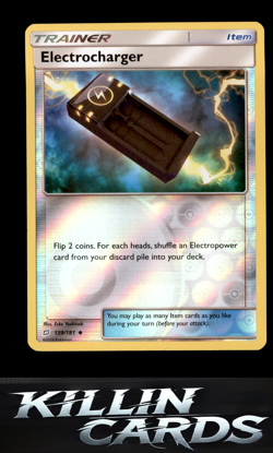 Reverse Holofoil Electrocharger 139/181 Pokemon Uncommon SM - Team Up Card NM - Image 1