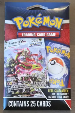 POKEMON TRADING CARD GAME 1 PACK 25 CARDS ONE FOIL GUARANTEE RANDOM INSERTS . - Image 1