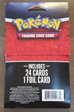 POKEMON TRADING CARD GAME 1 PACK 25 CARDS ONE FOIL GUARANTEE RANDOM INSERTS . - Image 2