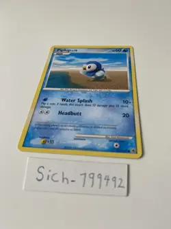 Piplup LV.10 60HP 71/100 2008 Majestic Dawn Basic Pokemon Card LP Good Condition - Image 2