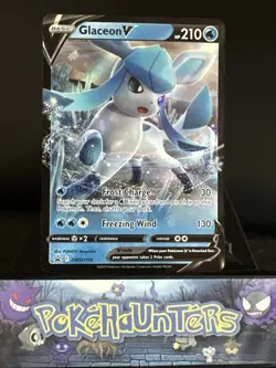 Pokemon Card Glaceon V SWSH196 Black Star Promo Ultra Rare Holo NM - Image 1