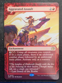 Aggravated Assault - Wilds of Eldraine (MTG) - Image 1