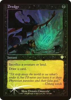 Invasion MTG FOIL Dredge Magic - Image 1