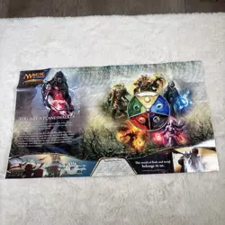 Magic the Gathering MTG Fold Out Pamphlet Guide Booklet Lot Knights Vs Dragons - Image 2