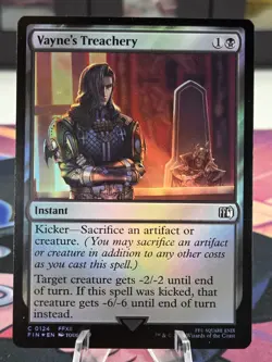 Vayne's Treachery FINAL FANTASY #124 MTG Foil - Image 1