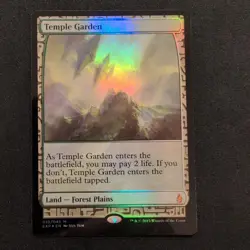 Mtg Temple Garden Exp English Version Foil - Image 1