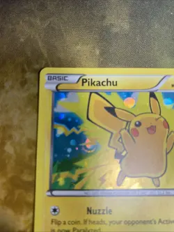 Pikachu 42/146 Cosmos Holo Lego Movie Exclusive 2014 Pokemon XY **Swirl** - Image 5