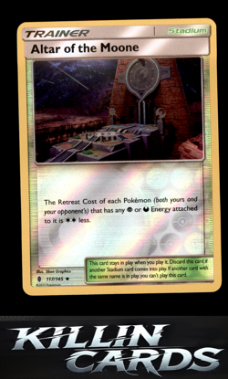 Reverse Holofoil Altar of the Moone 117/145 Pokemon Uncommon SM - Guardians Risi - Image 1