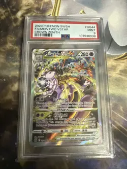 2023 Pokemon Crown Zenith Mewtwo VSTAR #GG44/GG70 PSA 9 - Image 1