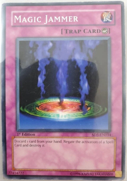 Magic Jammer YuGiOh 1st Edition COMMON Trading Card SD5-EN034 - Image 1