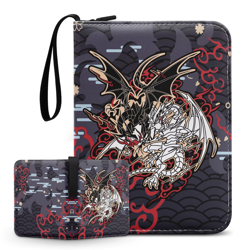 Yugioh TCG GAME Card Binder Yu-Gi-Oh Red-Eyes Black Dragon Cards Holder Album 4- - Image 1