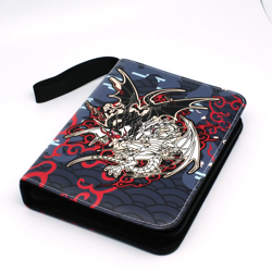 Yugioh TCG GAME Card Binder Yu-Gi-Oh Red-Eyes Black Dragon Cards Holder Album 4- - Image 3