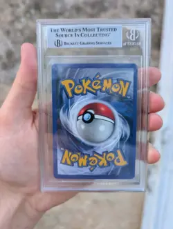 Shadowless Blastoise Holo BGS 9 ++ MINT Pokemon Card 1999 Base Set (CLEAN) PSA - Image 3