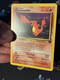 Pokemon Cards Charmander 50/82 Team Rocket FIRST EDITION WOTC - (NM-) - Image 2