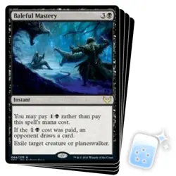 BALEFUL MASTERY X4 Strixhaven: School Of Mages STX Magic MTG MINT CARD - Image 1