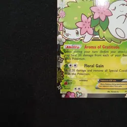 Pokemon TCG Shaymin EX XY148 Generations Holo Black Star Promo Card - Image 3