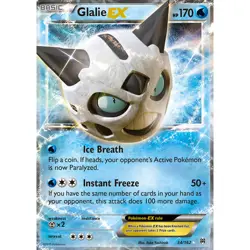 Glalie EX 34/162 XY Breakthrough Ultra Rare Holo Pokemon Card NEAR MINT TCG - Image 1
