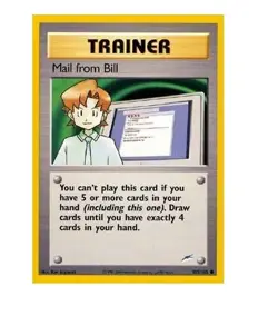 Mail from Bill 105/105 Neo Destiny Unlimited Uncommon Pokemon Card NEAR MINT TCG - Image 1
