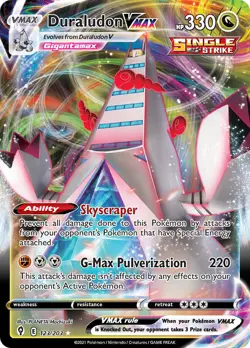 Duraludon VMAX 123/203 SWSH Evolving Skies Full Art Pokemon Card NEAR MINT TCG - Image 1