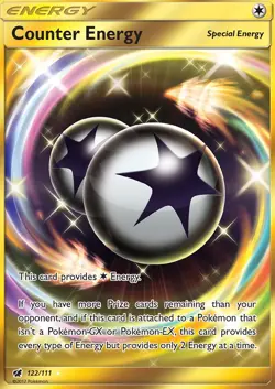 Counter Energy 122/111 SM Crimson Invasion Secret Rare Pokemon Card MINT - Image 1