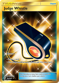 Judge Whistle 194/181 SM Team Up Secret Rare Pokemon Card NEAR MINT - Image 1