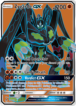 Zygarde GX 123/131 SM Forbidden Light Pokemon Card NEAR MINT - Image 1