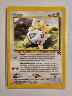 Togepi 30 Black Star Promo Pokemon Card Game WOTC 1999 NEAR MINT - Image 1