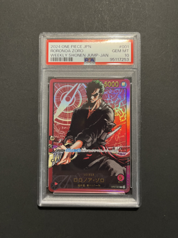PSA 10 - Roronoa Zoro Weekly Shonen Jump Promo - Japanese One Piece Card - Image 1
