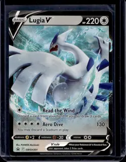 Pokemon SWSH: Sword & Shield Promo Cards Lugia V SWSH301 - Image 1