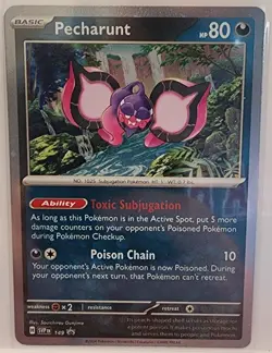 Pokemon - Pecharunt SVP 149 - Cosmos Holo Black Star Promo Card - Cosmic Foil - Image 1