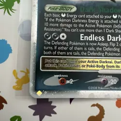 Darkrai LV.X DP19 Diamond and Pearl Promo Holo Card - Image 5