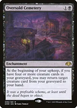 Oversold Cemetery Regular - Dominaria Remastered MTG-NM - Image 1