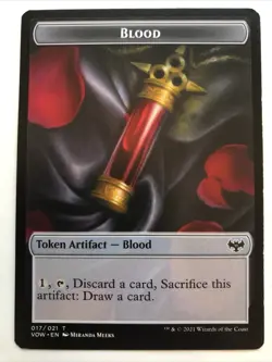MTG Innistrad: Crimson Vow Blood Token 017/021 LP - Image 1