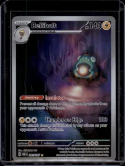 Bellibolt Illustration Rare 201/197 Pokemon Card Obsidian Flames Holo NM - Image 1
