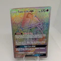 TAPU LELE GX 155/145 GUARDIANS RISING RAINBOW HYPER RARE POKEMON TCG ENGLISH - Image 1