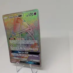 TAPU LELE GX 155/145 GUARDIANS RISING RAINBOW HYPER RARE POKEMON TCG ENGLISH - Image 3