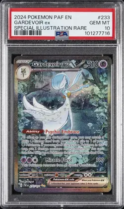 2024 POKEMON PAF EN-PALDEAN FATES SPECIAL ILLUSTRATION RARE GARDEVOIR EX PSA 10 - Image 1