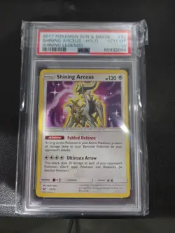 PSA 10 💎 Shining Arceus 57/73 Holo 2017 Shining Legends Sun & Moon Pokemon - Image 1