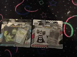 🔥Pokemon Black Bolt and White Flare Tech Sticker Collection Set of 2🔥 - Image 1