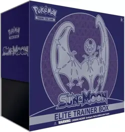 Sun & Moon Base Elite Trainer Box ETB Lunala POKEMON TCG - FACTORY SEALED MINT - Image 1