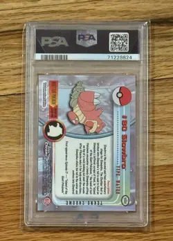 2000 Pokemon Topps Chrome Series 2 TEKNO Slowbro PSA 10 Gem Mint #80 Refractor - Image 3