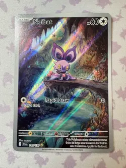 Pokemon Noibat 169/159 Illustration Rare Full Art Journey Together Near Mint - Image 2