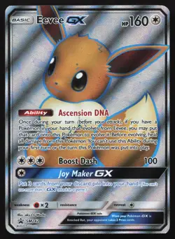 Eevee GX SM242 Sun Moon Black Star Promo Full Art Pokemon 2020 NEAR MINT - Image 1