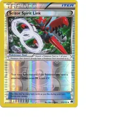 Scizor Spirit Link 111/122 XY Breakpoint Reverse Holo Pokemon Near Mint - Image 1