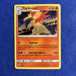 Typhlosion SM185 Black Star Promo Holo NM Pokemon Card - Image 1